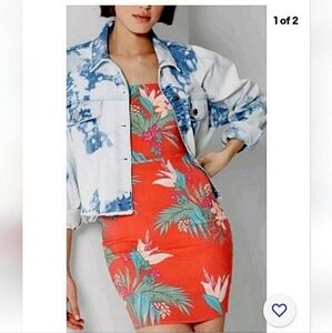 Nwot Wild fable gorgeous zip up floral dress 4x